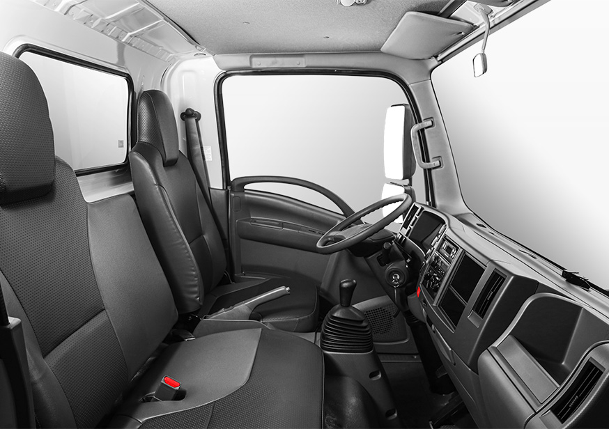 Spacious and comfortable interior