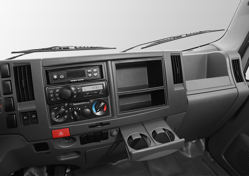 Various convenient storage compartments